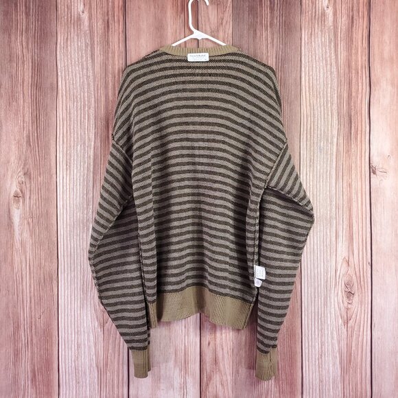 Vtg Tricots St Raphael Sweater Men XL Geometric Abstract Grandpa Coogi Style USA - Picture 9 of 16